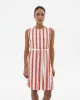 CAMBRIC STRIPES JUSTINE TOP