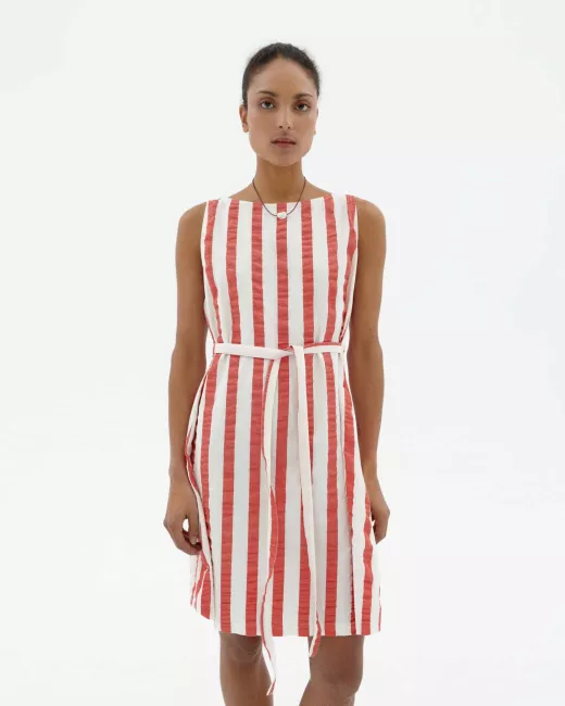 CAMBRIC STRIPES JUSTINE TOP