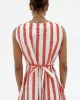 CAMBRIC STRIPES JUSTINE TOP