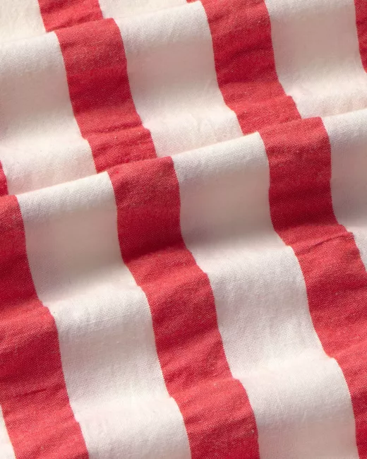 Thinking MU - Robe RED MAXI STRIPES CECILE