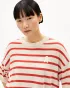 Pull coupe ample LIZAA LINO STRIPES