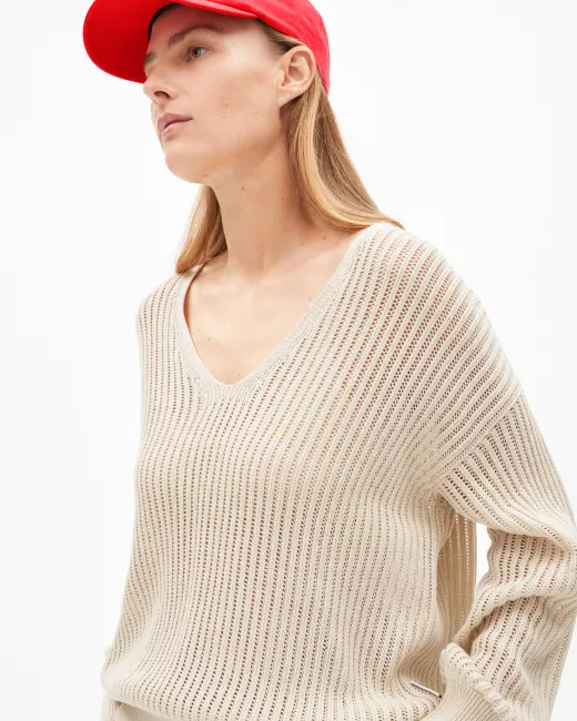 Trui RANAA CROCHET LINO
