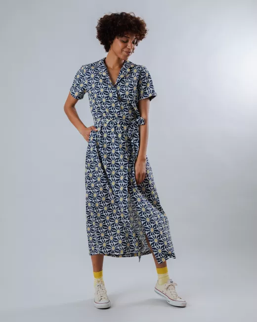 Brava Fabrics - Robe longue Marisol Navy