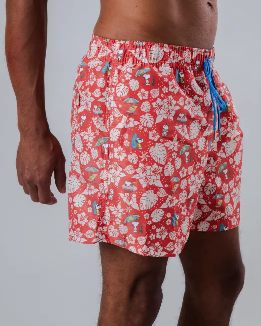 Peanuts Tropical Boxer Red Peanuts Tropical Boxer Red