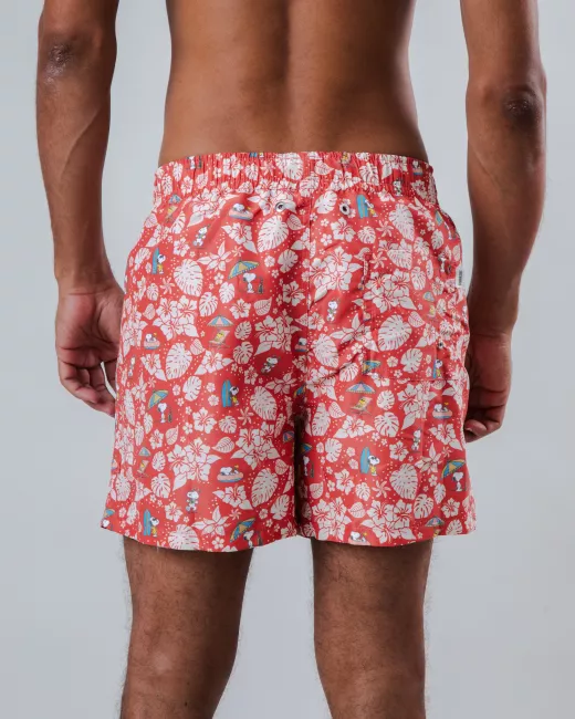 Peanuts Tropical Boxer Red Peanuts Tropical Boxer Red