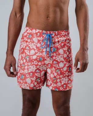 Peanuts Tropical Boxer Red