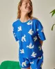 Biologisch katoenen Wafelstructuur pyjama