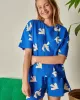Biologisch katoenen Wafelstructuur pyjama