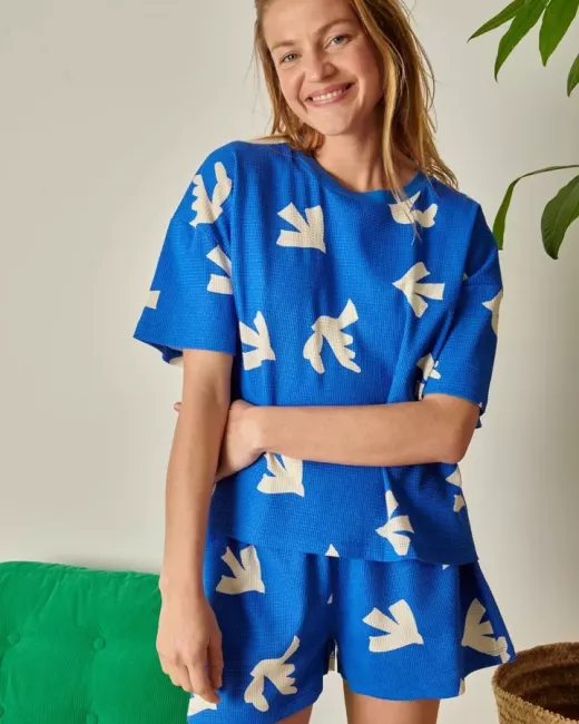 We are Jolies - Pyjama Gaufré en coton bio