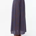 Long skirt in organic cotton crepe Dolly