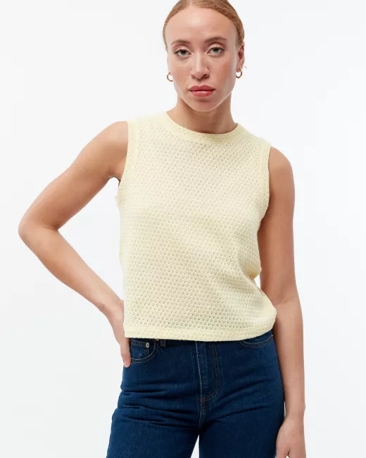GIVN Berlin - Top en maille de coton bio Shirley