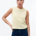 Top en maille de coton bio Shirley