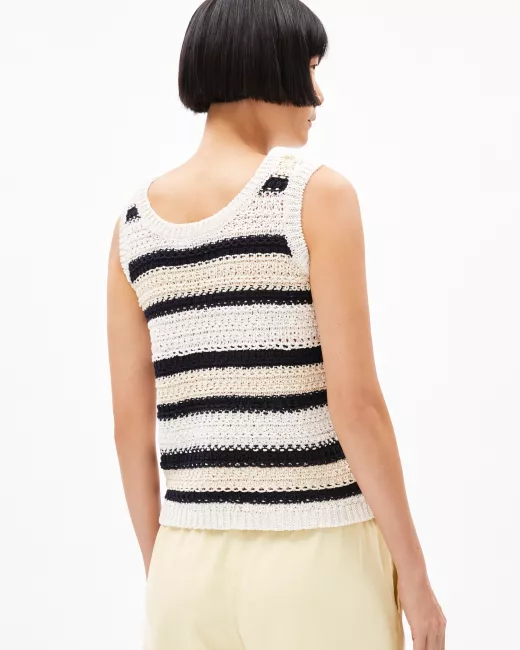 Sweater RABEAA CROCHET LINO