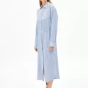 Robe tissée en lin MATHAA LINO STRIPES