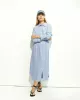Armedangels - Robe tissée en lin MATHAA LINO STRIPES