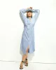 Armedangels - Robe tissée en lin MATHAA LINO STRIPES