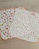 Set of 5 Upcycled Fabric Handkerchiefs