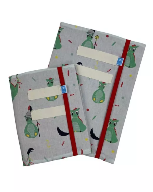 Vlop - Protège-cahier réutilisable Dragonous