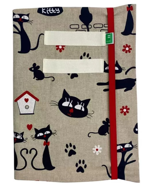 Vlop - Protège-cahier réutilisable Matous