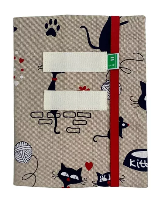 Vlop - Protège-cahier réutilisable Matous