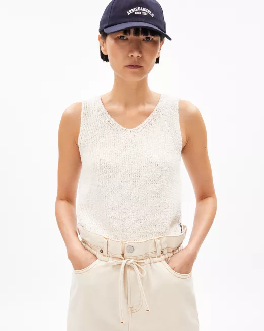 Armedangels - Top en tricot de coton biologique RAAHEL