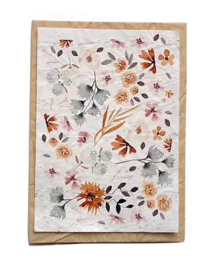 Growing paper – Carte ensemencée – Fleuri Pattern