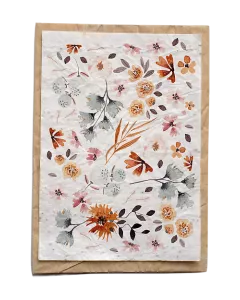 Carte ensemencée – Fleuri Pattern