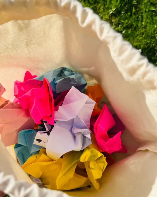 Le sac à chiffonnettes – version classique by Folisabelle - L'Envol du Colibri Le sac à chiffonnettes – version classique by Folisabelle - L'Envol du Colibri