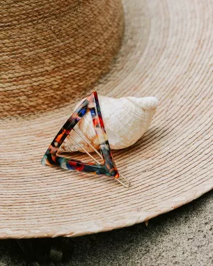 HYDRA Studio - Barette à cheveux Roxanne en fibre végétale