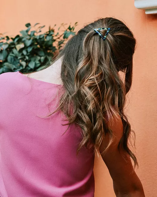 HYDRA Studio - Barette à cheveux Roxanne en fibre végétale HYDRA Studio - Barette à cheveux Roxanne en fibre végétale