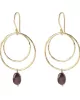Enjoyable Aventurine Gold Plated Earrings