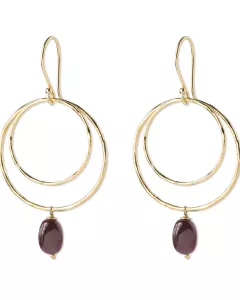 Enjoyable Aventurine Gold Plated Earrings