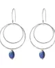 A Beautiful Story - Boucles d'oreilles Enjoyable Lapis Lazuli Plaqué Argent