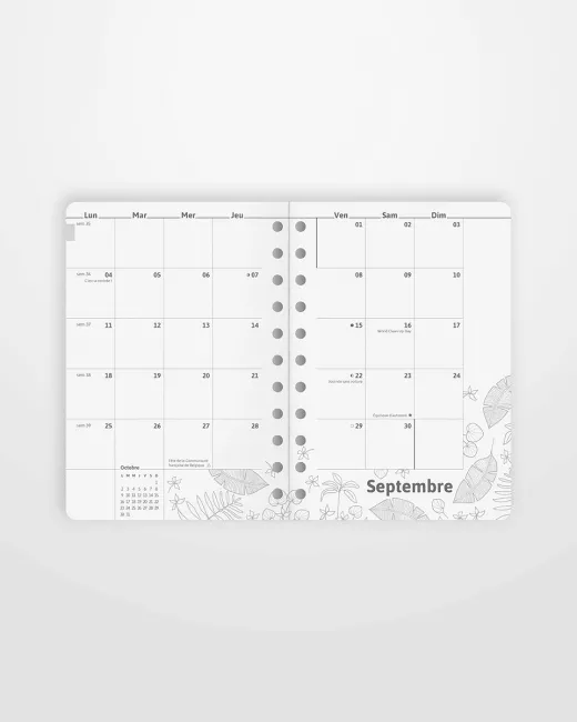Agenda Scolaire 2024 / 2025 – Poche A6 Spirale