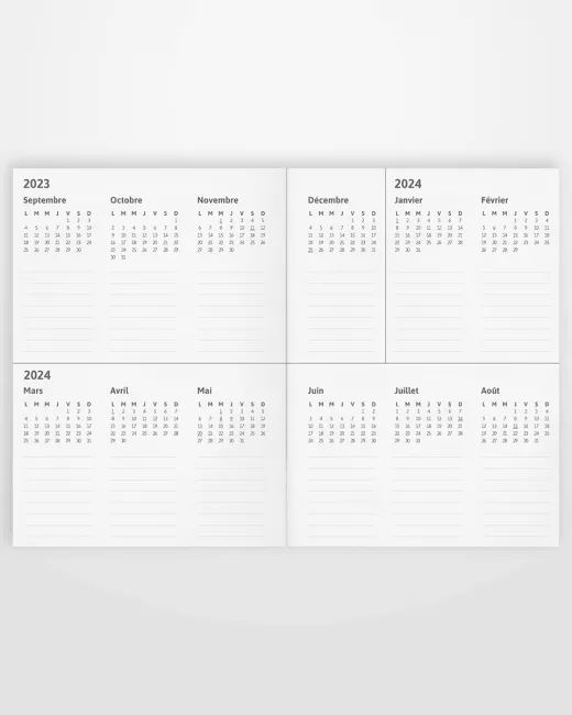 Agenda Journalier 2024 / 2025 – 365 JOURS