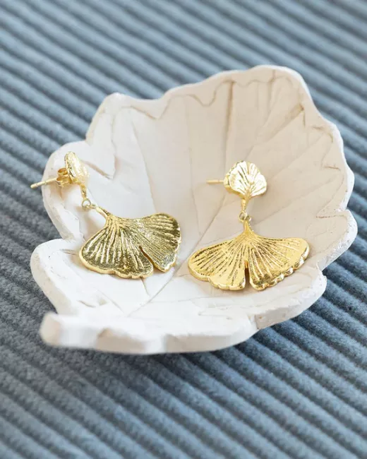 A Beautiful Story - Boucles d'oreilles Longevity Plaqué Or