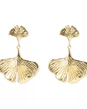 A Beautiful Story - Boucles d'oreilles Longevity Plaqué Or