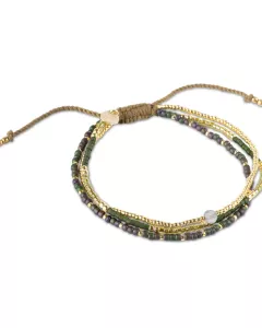 Reflection Labradoriet Armband Goudkleurig