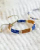 A Beautiful Story - Bracelet Harmonious Lapis lazuli Doré