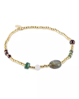 A Beautiful Story - Bracelet Amuse Labradorite Doré