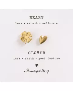 Broche Hibiscus - Kolibrie Verguld