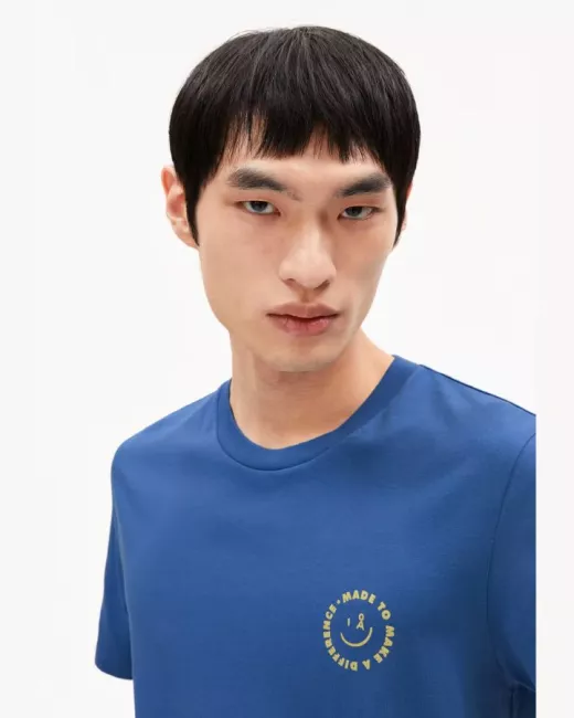 ARMEDANGELS - T-shirt JAAMES SMILEY en coton bio