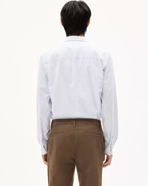 Organic cotton shirt QUAASA STRIPES