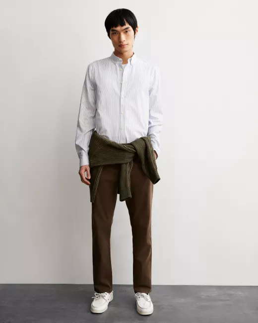 Organic cotton shirt QUAASA STRIPES