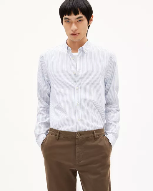 Organic cotton shirt QUAASA STRIPES
