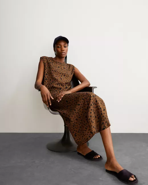 Armedangels - Jupe longue WOLAARIA LEOPAA