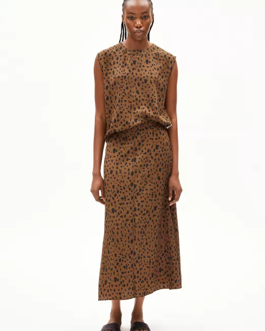 Armedangels - Jupe longue WOLAARIA LEOPAA