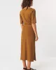 Mid-length dress in organic cotton KALA