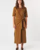 Mid-length dress in organic cotton KALA