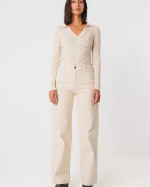 SKFK - Pantalon denim brut en coton bio AINHIZE